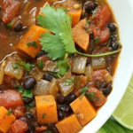 Sweet Potato & Black bean Chilli