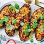 Lentil-stuffed Eggplants Lentil-stuffed Eggplants