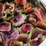 Watermelon Radish Chips Watermelon Radish Chips